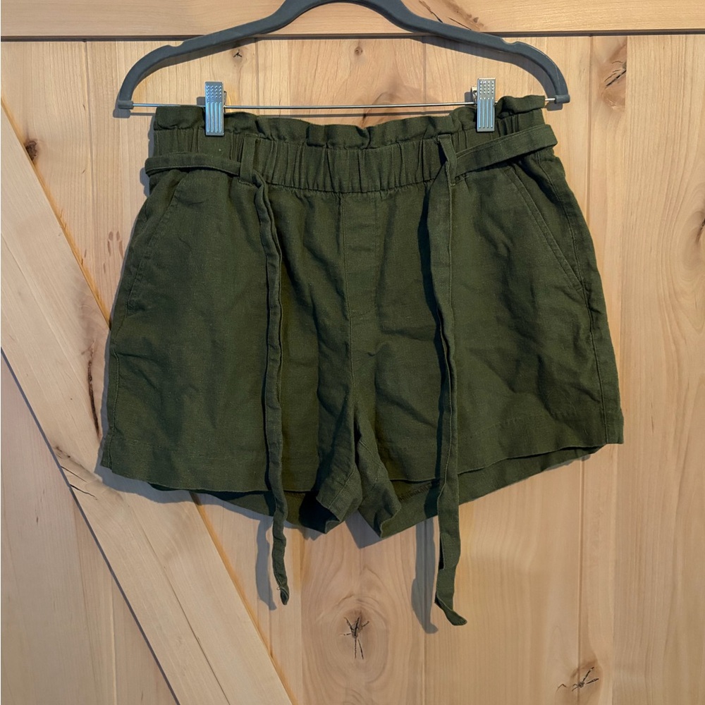 Old Navy High Waist Olive Shorts
